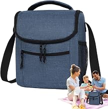 Sac Isotherme Portatif Glacière Souple de pour Randonnée | Sac Repas Isotherme Léger et Élégant pour Pique-Nique, Escalade, Randonnée et Aventures en Extérieur
