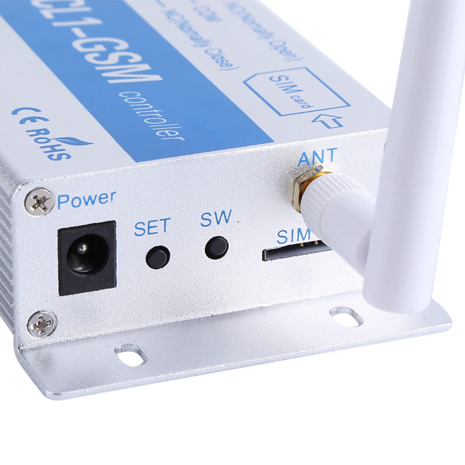 YWBL-WH Télécommande GSM CL1 - Commutateur SMS GSM 2G Quad Band - Relais sans Fil 10 A pour Portail de Garage, Appareils électroménagers et Contrôle Industriel (UE)