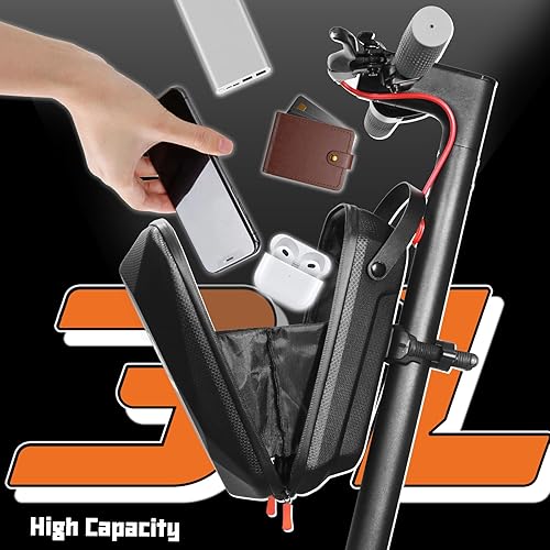 Miniatura 3 de Cerradura antirrobo, candados para bicicleta resistentes con bolsa impermeable, cerradura de cadena de bicicleta de 36.22 pulgadas, accesorios de