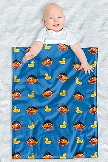 LOGOVISION Sesame Street Fleece Baby Blanket, 30