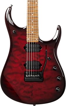 Ernie Ball Music Man JP15 6 John Petrucci Signature Electric Guitar - Red Tide، Maple Fingerboard