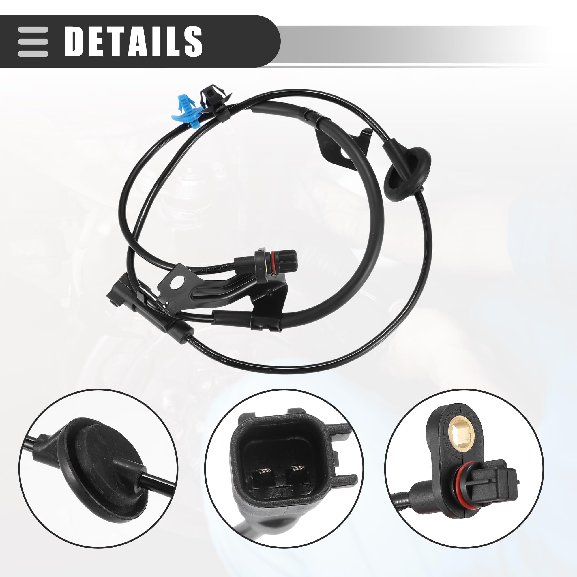QUARKZMAN ABS Ruota Sensore velocità, per Mitsubishi Lancer Outlander, 2pz