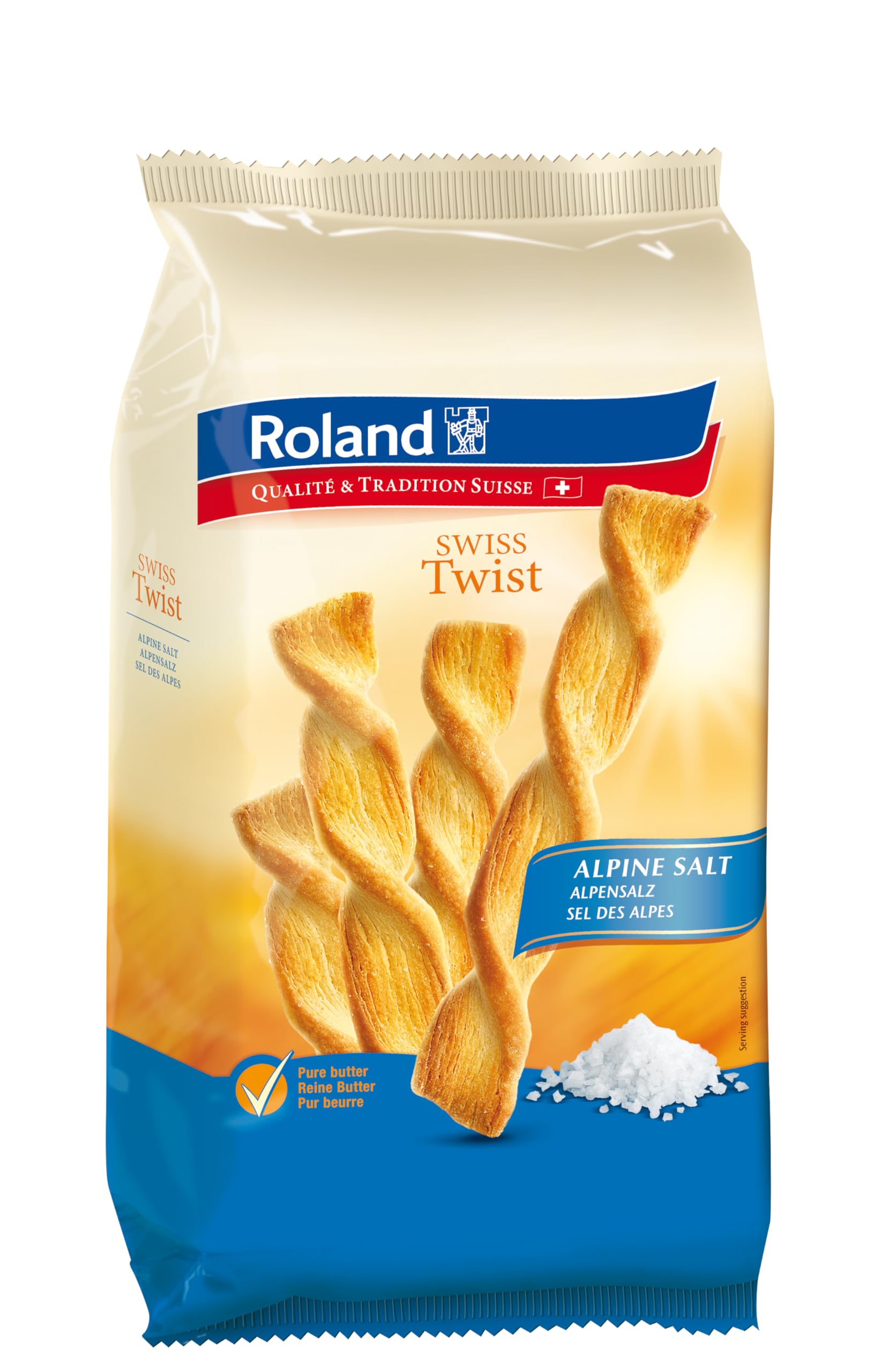 Roland Swiss Twist Alpensalz 100 g, 12er Pack (12x 100 g)