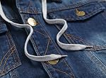 Men's denim waistcoat, slim fit, ripped sleeveless jacket, vintage denim waistcoat with pockets