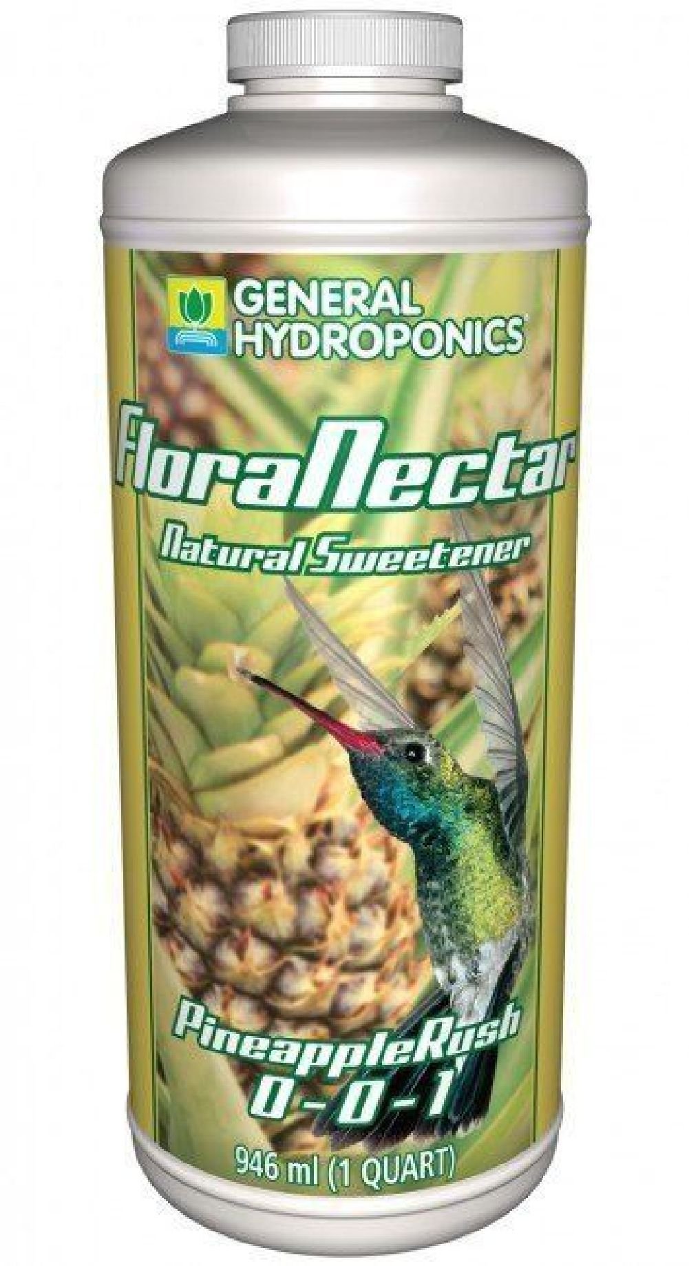 Zukool General s FloraNectar Pineapple Rush 1 Quart 32oz - gh sweetener