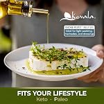 Kevala Organic Extra Virgin Olive Oil | Authentic Mediterranean Single Origin Olives, Cold Pressed & Unrefined, Premium Large Family Size Cooking Oil | 1.8 L / 64 fl Oz | 64 oz, Cold Pressed, No Preservatives, Made with Selected Fresh Olives, Natural