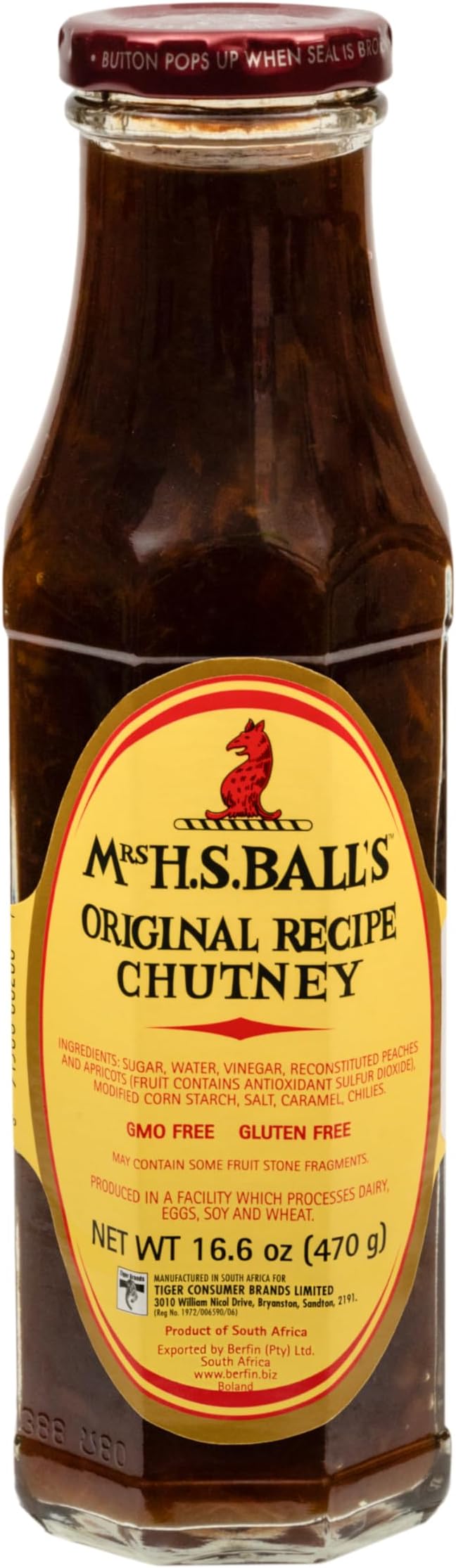 MRS H.S. BALLS Original Recipe Chutney (470g)