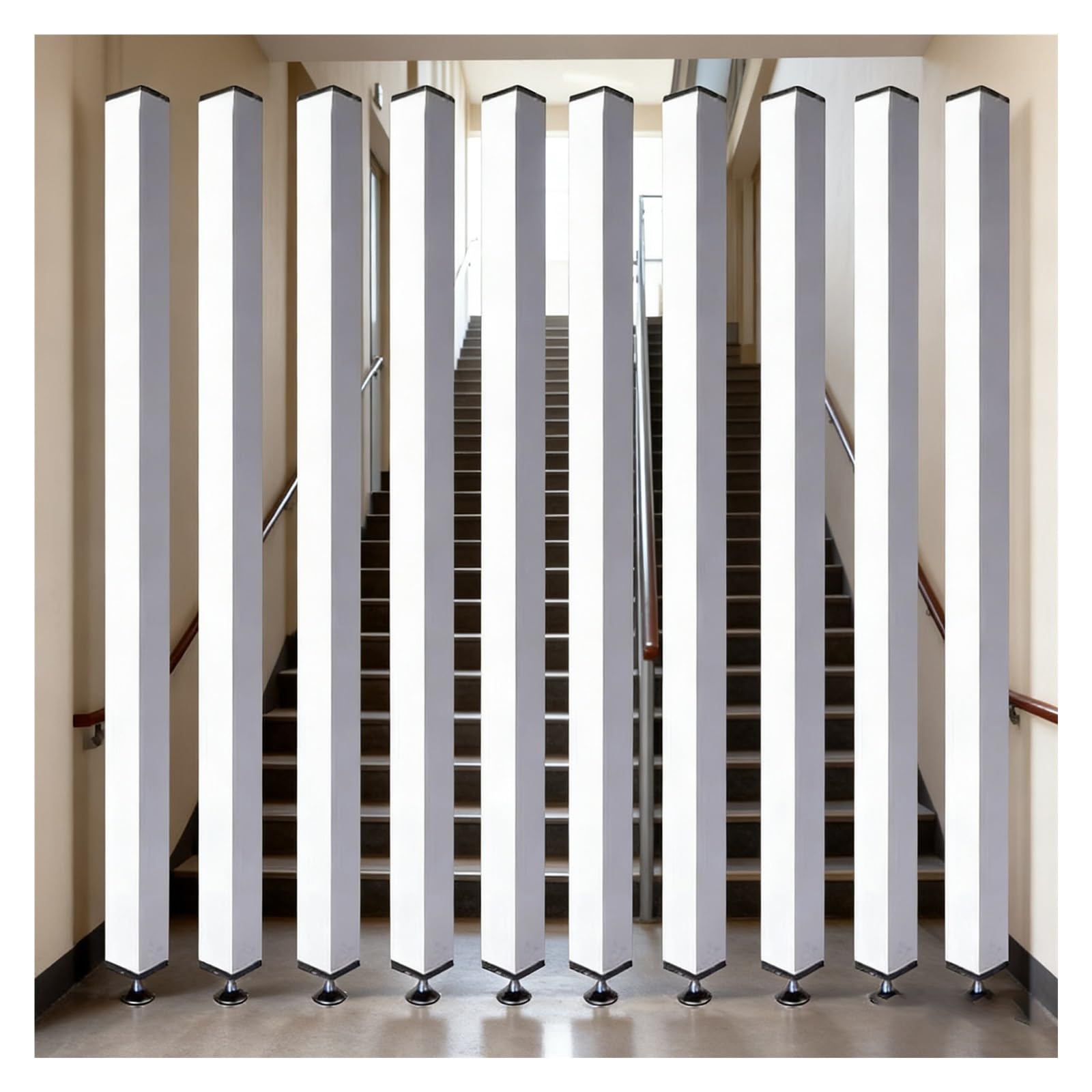 Séparateur de pièce en bois pour délimiter un couloir sombre ou sécuriser un escalier