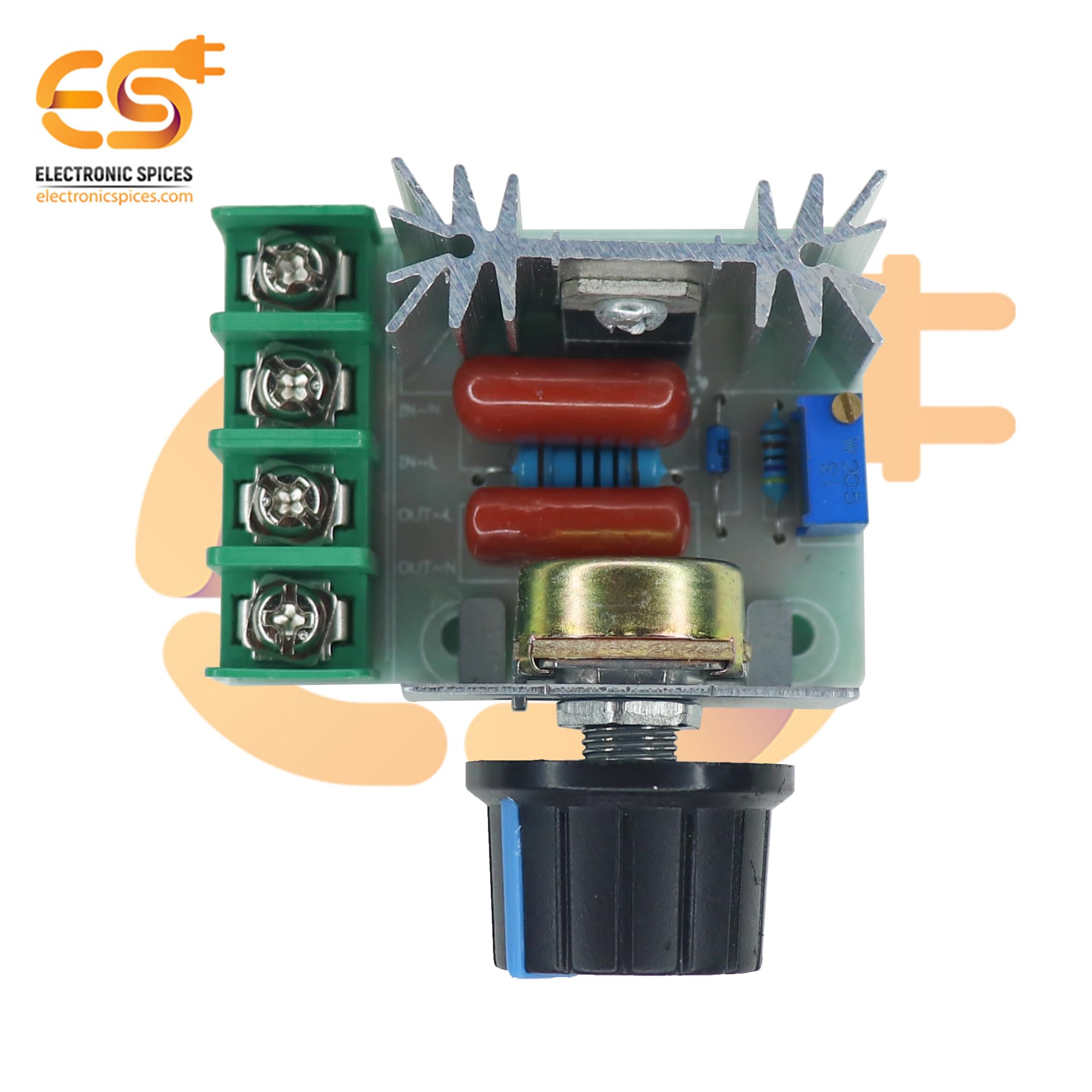 Electronic Spices AC 220V 2000W High-Power Electric Voltage Regulator Motor Speed Controller - Image 5 thumbnail