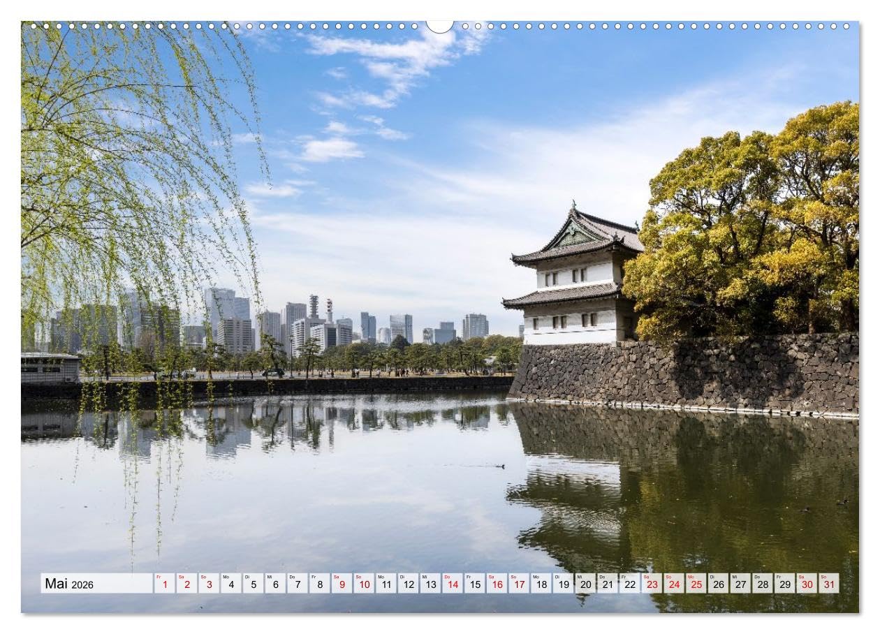 Tokio - Das Herz Japans (hochwertiger Premium Wandkalender 2026 DIN A2 quer), Kunstdruck in Hochglanz: Tradition im Puls der Großstadt (CALVENDO Orte)