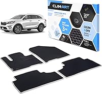 Vista 16 de CLIM ART Tapetes de piso de automóvil para todo tipo de clima, compatibles con Kia Soul 2020-2025, revestimientos de piso resistentes a la medida