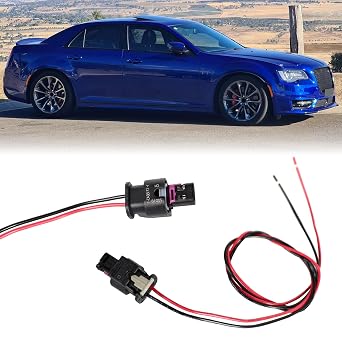 2PCS Side Marker Light Plug Connector Pigtail Wire Harness for Chrysler 300 2015-2023