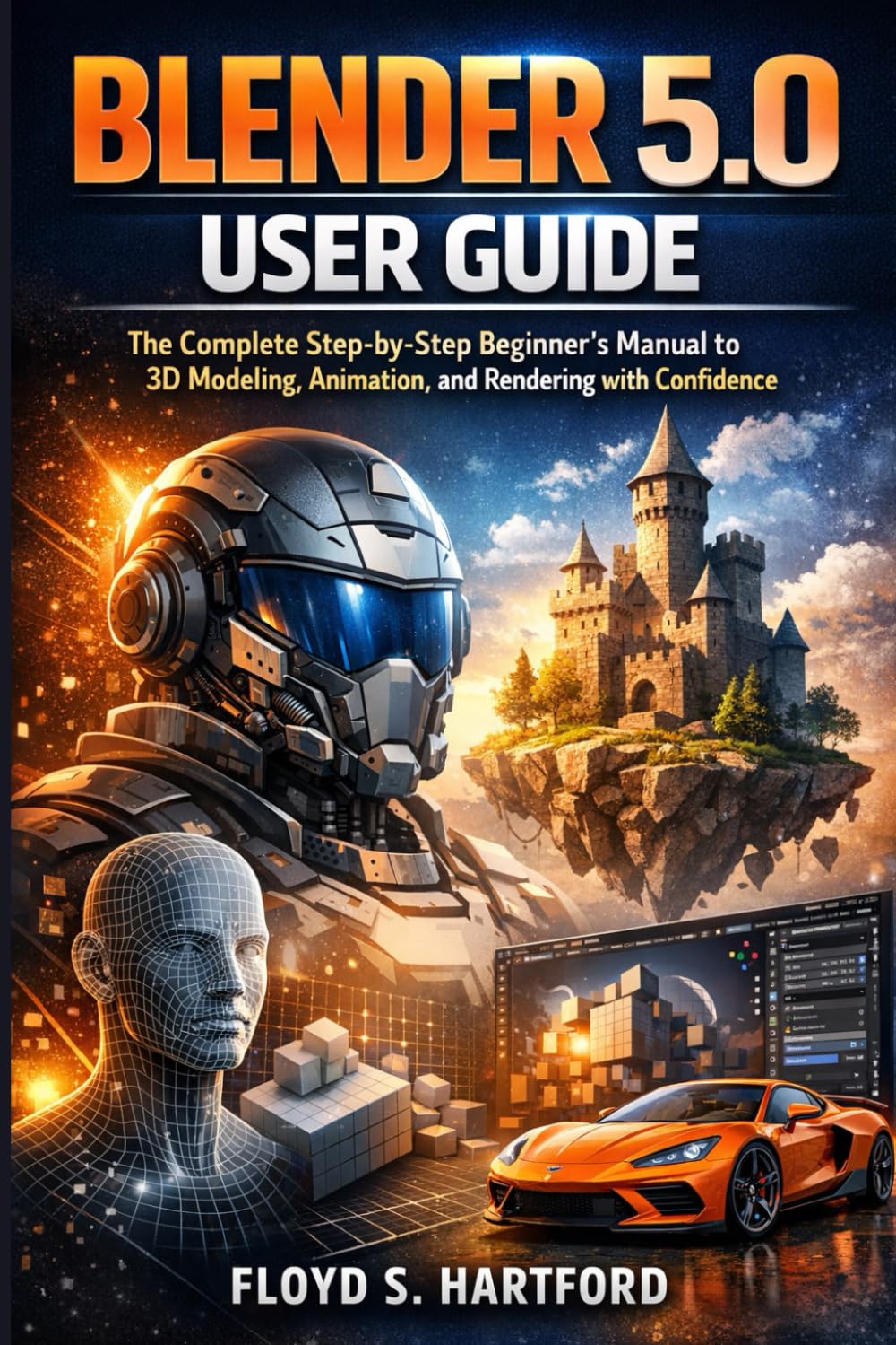 BLENDER 5.0 USER GUIDE: The Complete Step-by-Step Beginner’s Manual to 3D Modeling, Animation, and Rendering with Confidence