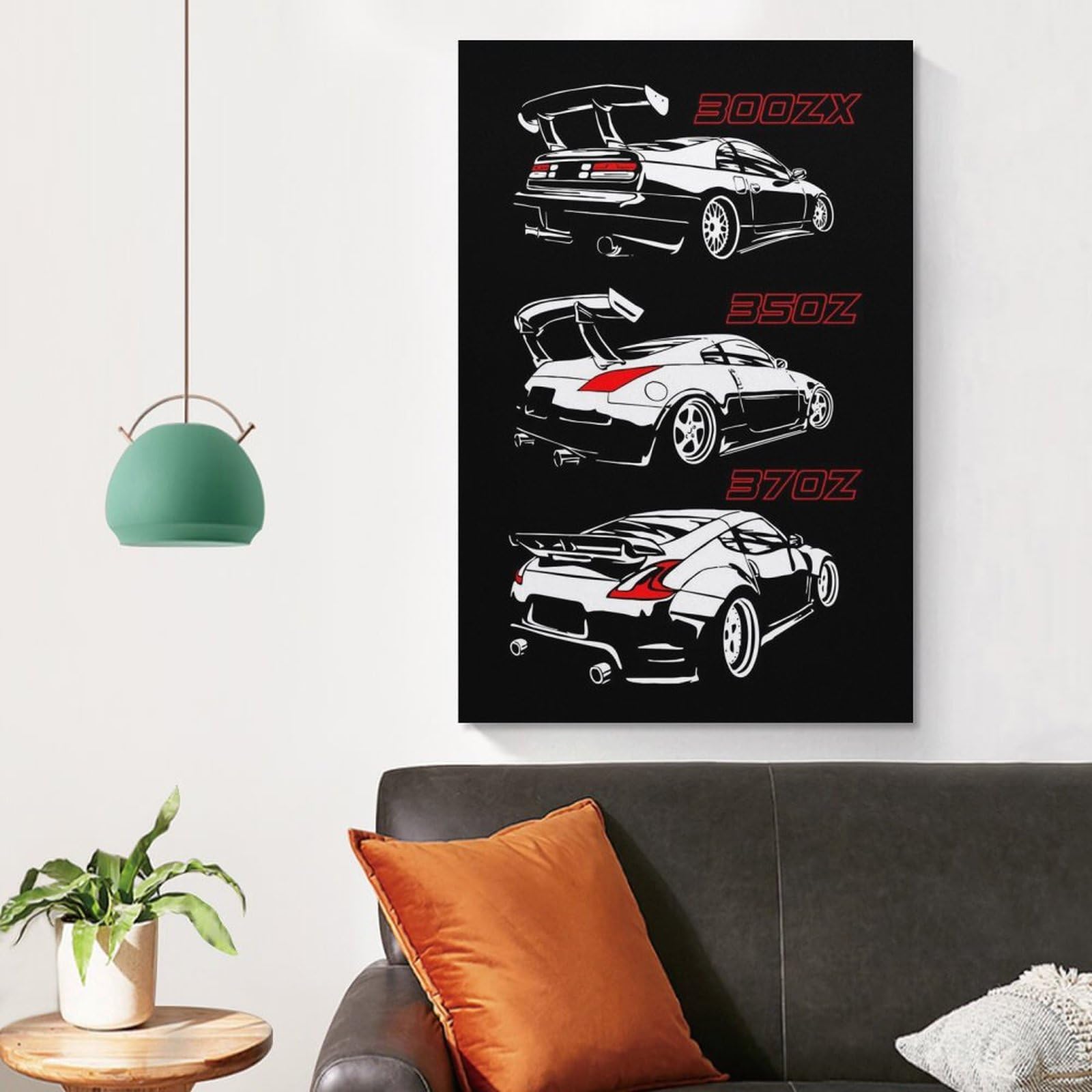 Amazon.co.jp: RIUFIN JDM スポーツカーポスター 300zx 350z 370z 壁