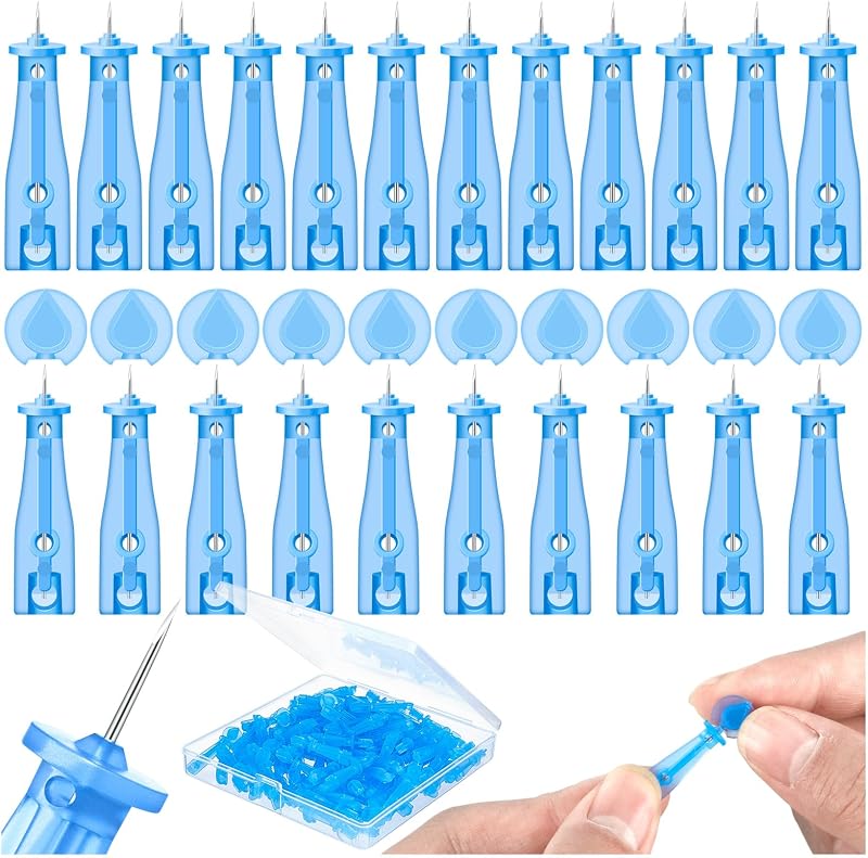 Lancetas descartáveis HFYHWT para extração facial, Pacote com 100 unidades
