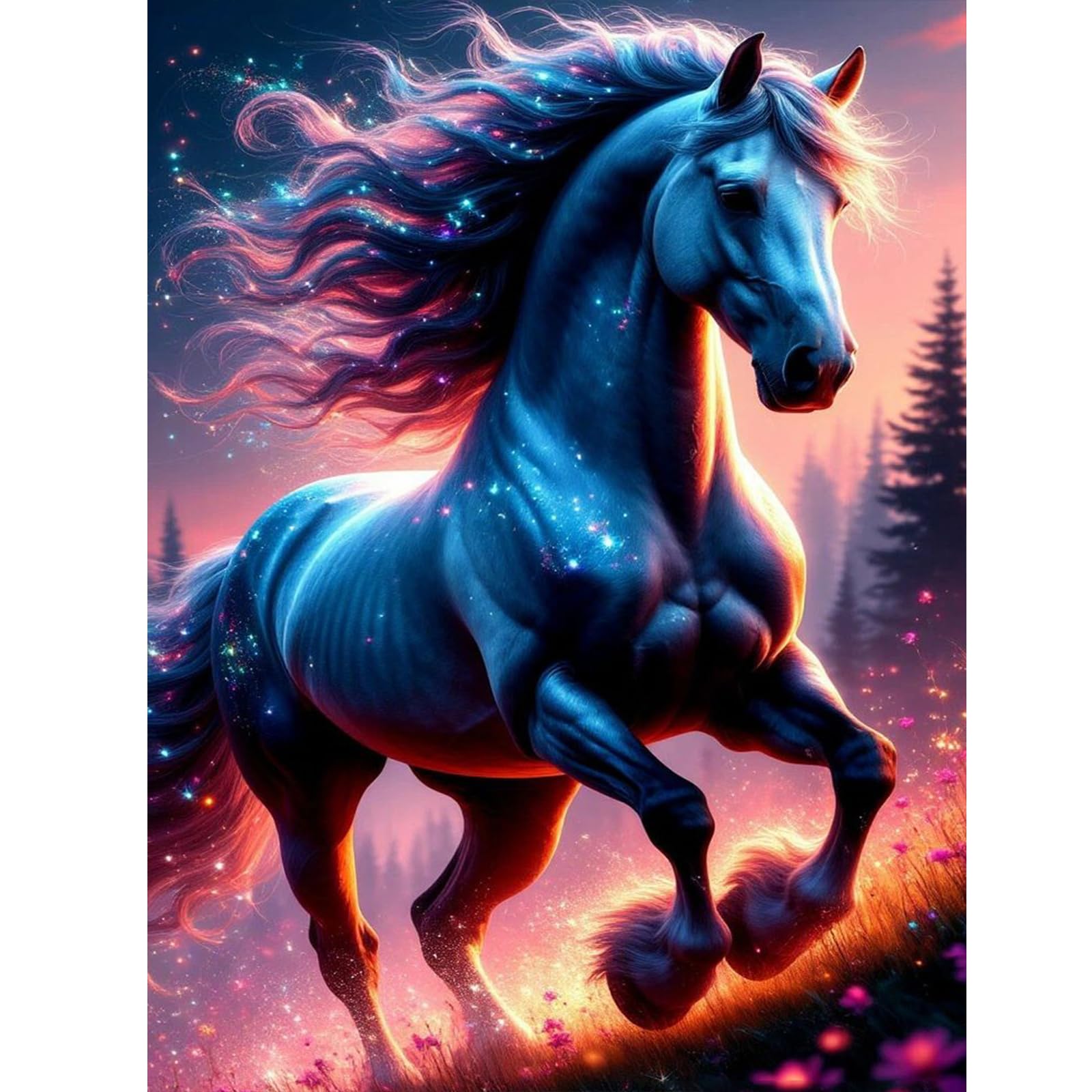 ZEELANNA Diamond Painting Erwachsene Pferd, Diamond Painting
