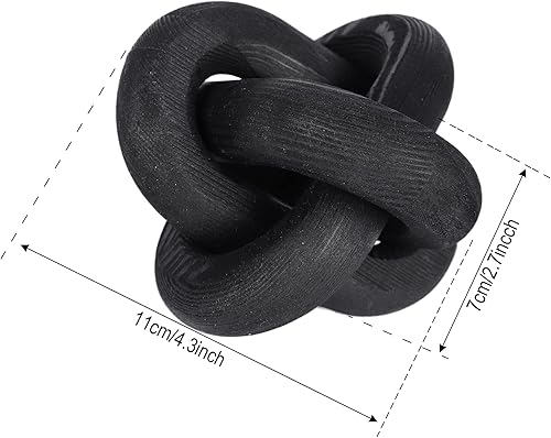 Miniatura 4 de Decoración de eslabones de cadena de madera de 3 eslabones, decoración de mesa de bar, decoración de mesa de bar, cadena de madera de granja con