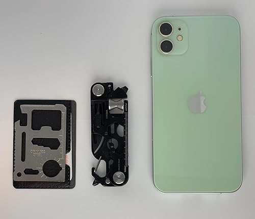 Miniatura 7 de 2 multiherramientas para hombres, cartera de herramientas para tarjetas de crédito, multiherramienta y pequeña herramienta multiuso plegable, con