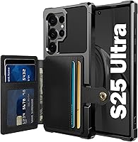 Vista 19 de Funda para Samsung Galaxy S23 Ultra con Portarjetas, Compatible con Soporte Magnético para Automóvil, Resistente a los Golpes de Servicio Pesado