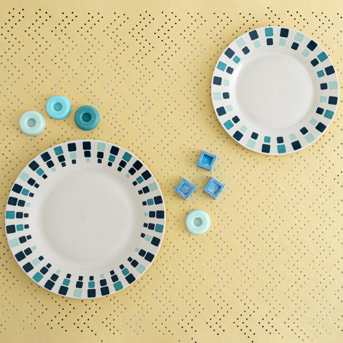 Quid Simetric Vajilla Porcelana 18 Pieces -6 People Blanco, Único