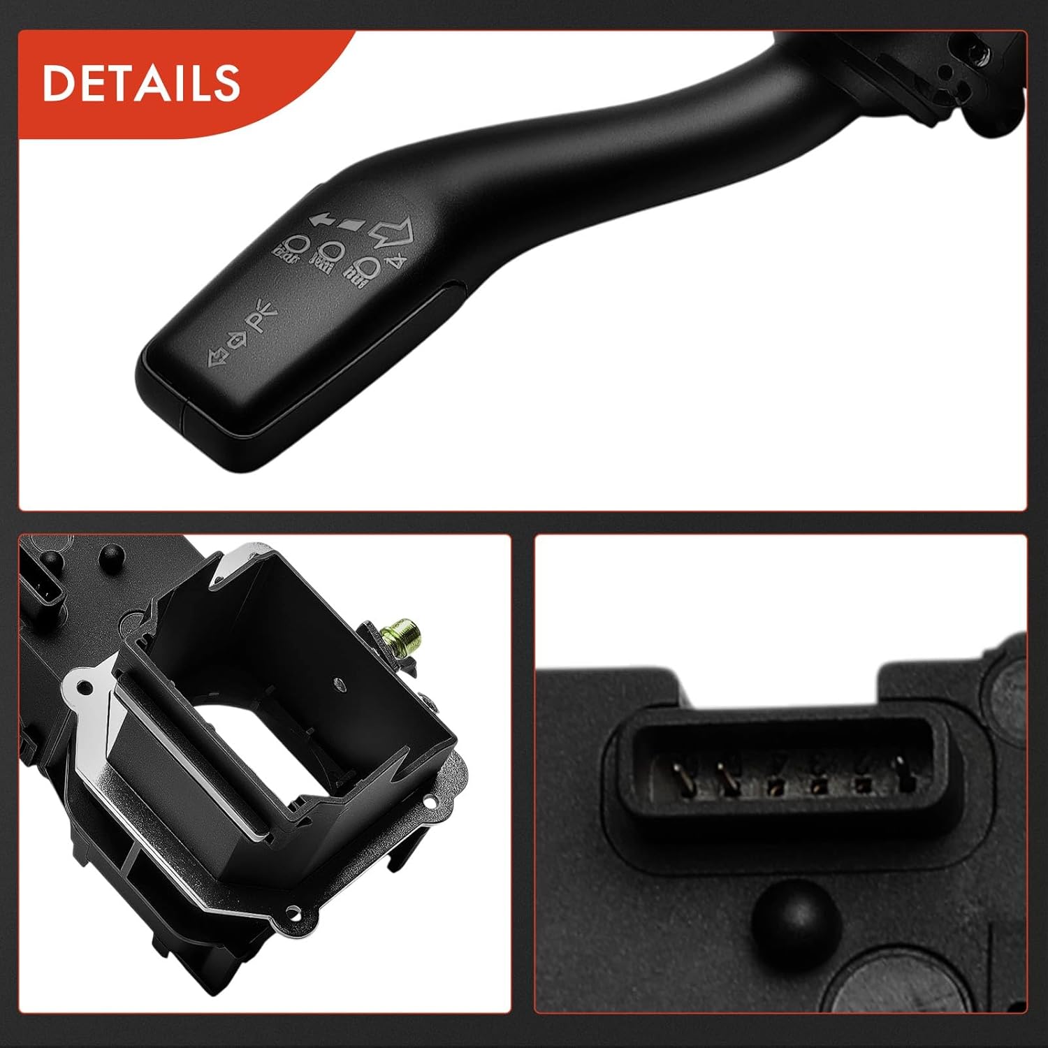 A-Premium Floor Mounted Headlight Dimmer Switch Compatible with Audi A4 2003-2010, A4 Quattro 2003-2008, Q7 2007-2008, A6 2006-2008, RS4 2007-2008, S4 2004-2009, S6 2007-2008, S8, A6 A8 Quattro