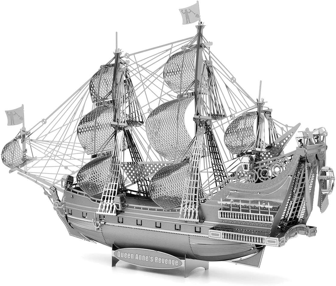 Fascinations Metal Earth Premium Series Queen Anne's Revenge 3D Metal Model