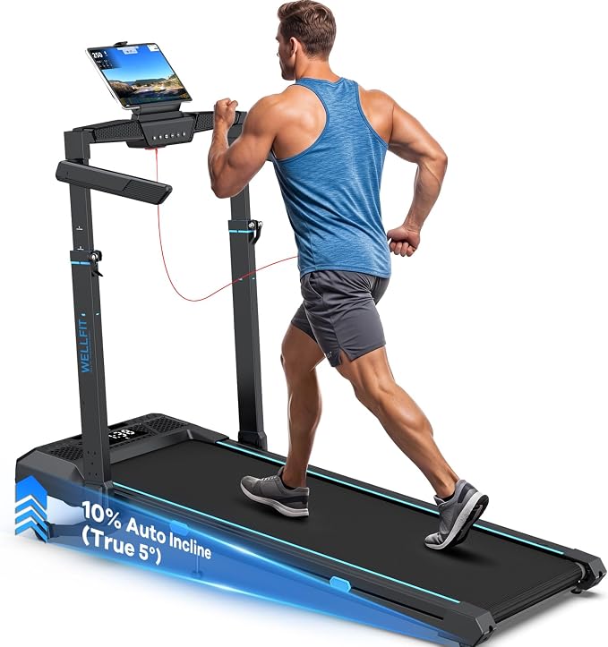 Wellfit Treadmill Review: Foldable, Auto-Incline Exercise Solution for Home