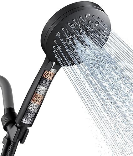Cobbe Handheld Shower Head with Filter 8 Spray Mode High Pressure 5.11