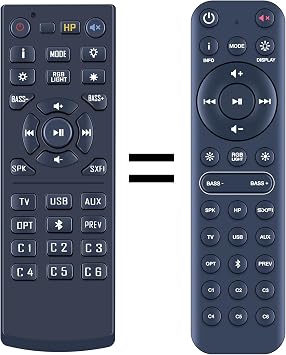 Remote for Creative Sound Blaster Katana V2/V2X MF8380/MF8400Speaker