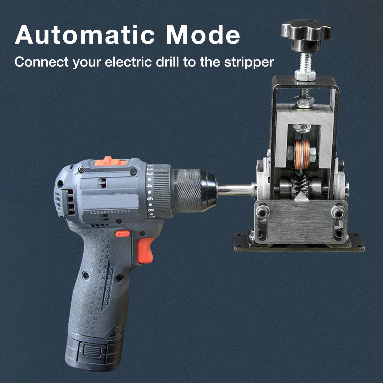 Pelacable Machine con manovella | Rame Pelacable con manovella o trapano | Macchina Pelace per rame e cavo rottame Durevole e affidabile: riciclare il cavo di rame senza sforzo con questo manuale