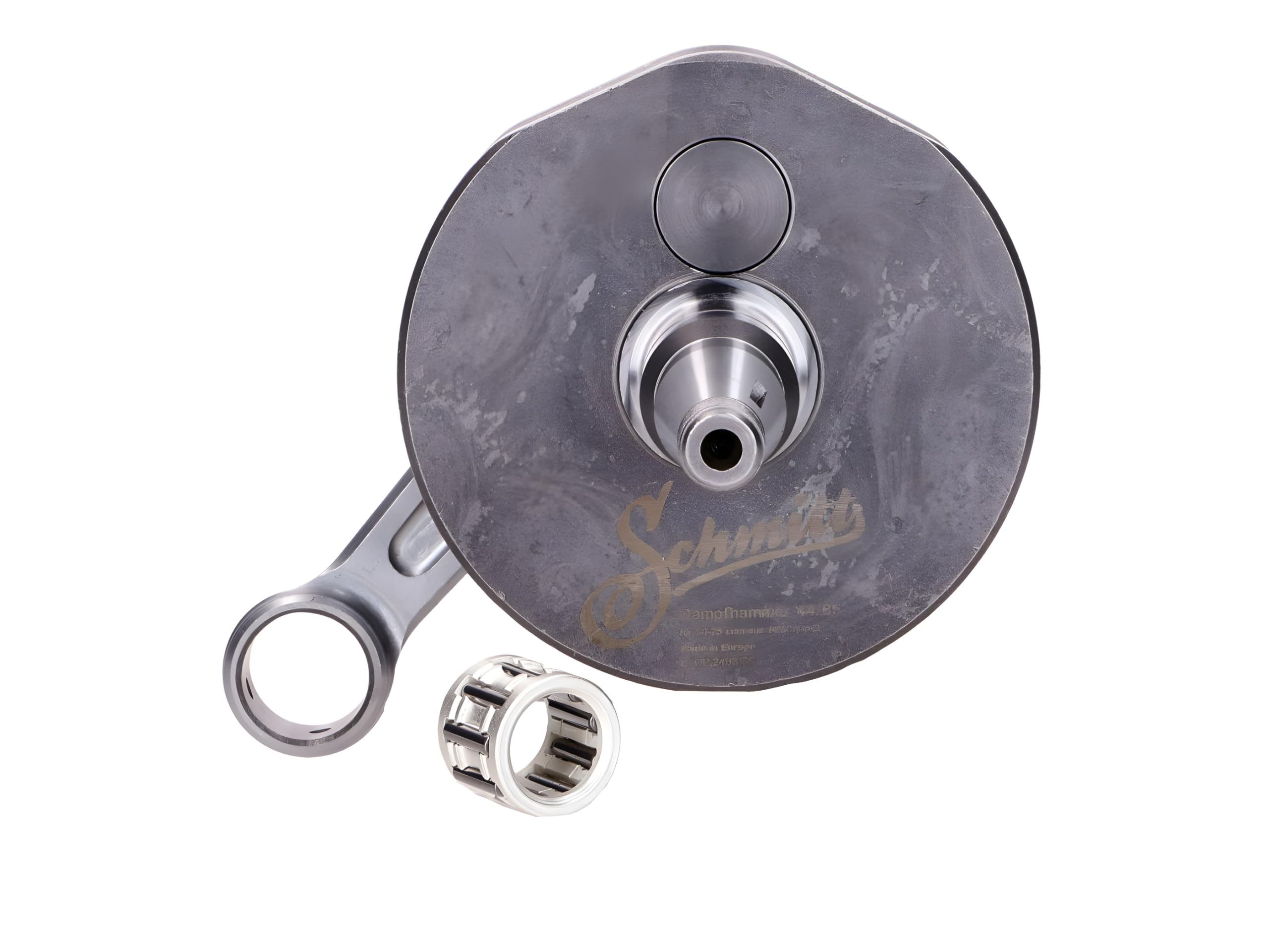 Schmitt Kurbelwelle "Dampfhammer" 44mm Hub, 85mm Pleuel, 50-75ccm für Simso