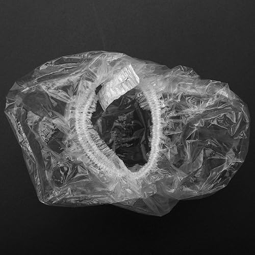 Miniatura 3 de Srutueo 100 unidades desechables para ducha de bañoteñido de cabello, protectores de oído impermeables para salónuso doméstico