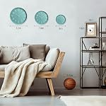 Wall Clock 12 Inch Mint Green Modern Simple Quartz Decorative Clock Non-Ticking Silent Battery Operated Round Wall Clocks Trendy and Practical Best Gift for Living Room Bedroom Kitchen Office