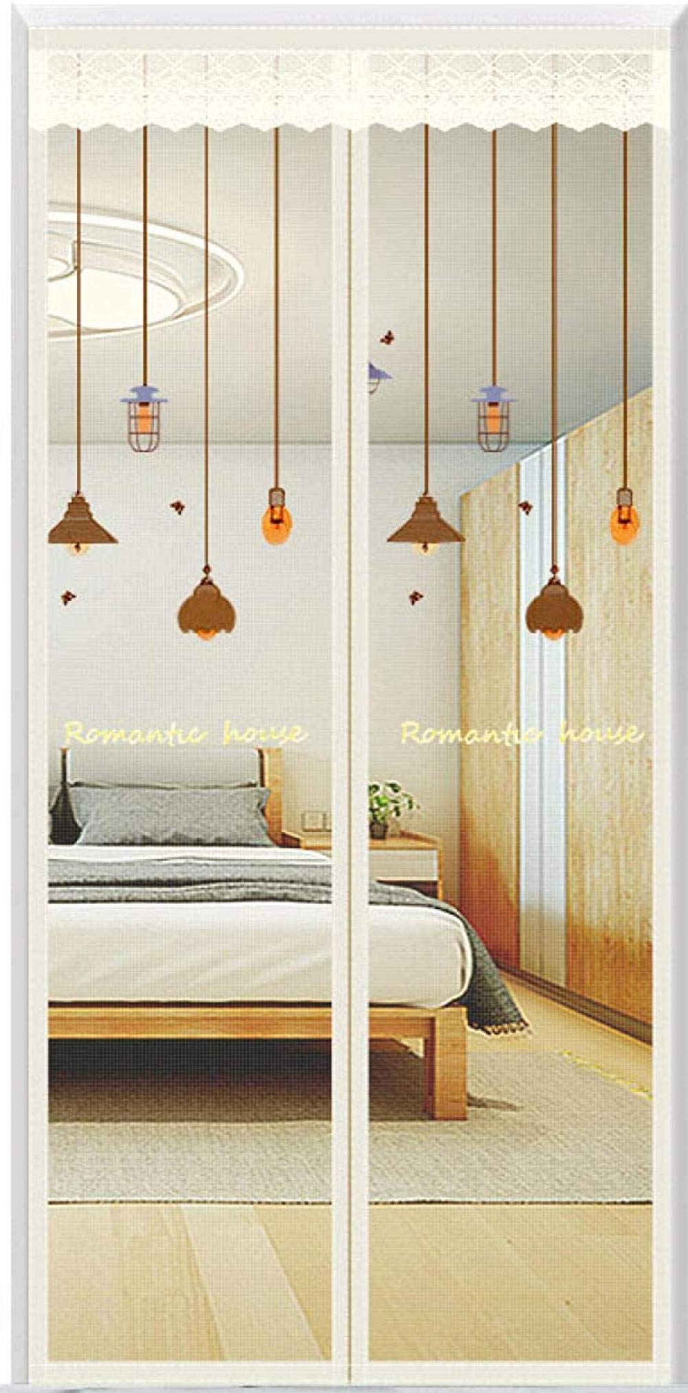 Moustiquaire porte 140x240 rideau moustique fenêtre sans perçage amovible MU