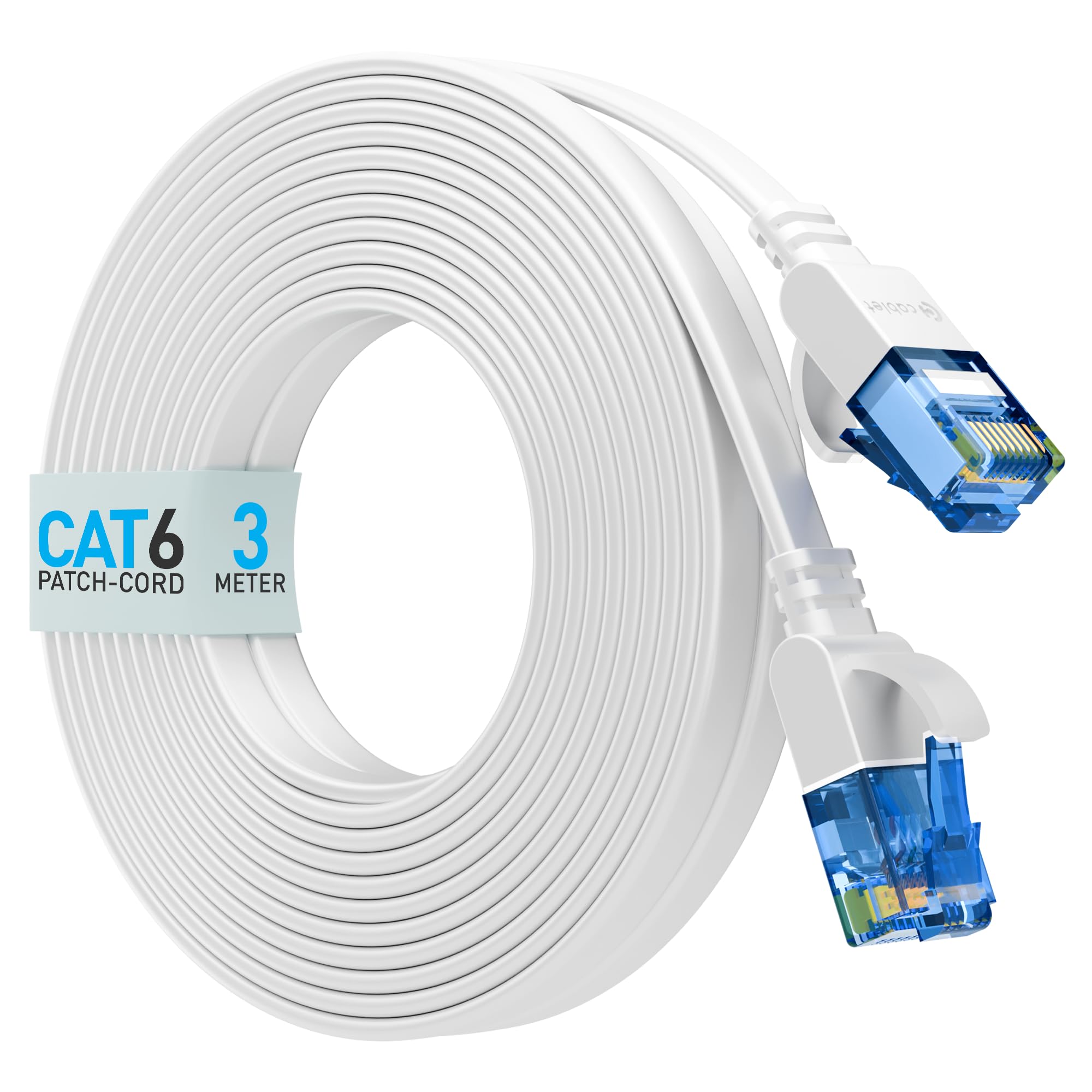 CABLET Cat 6 Ethernet Cable - 20 Meter -10