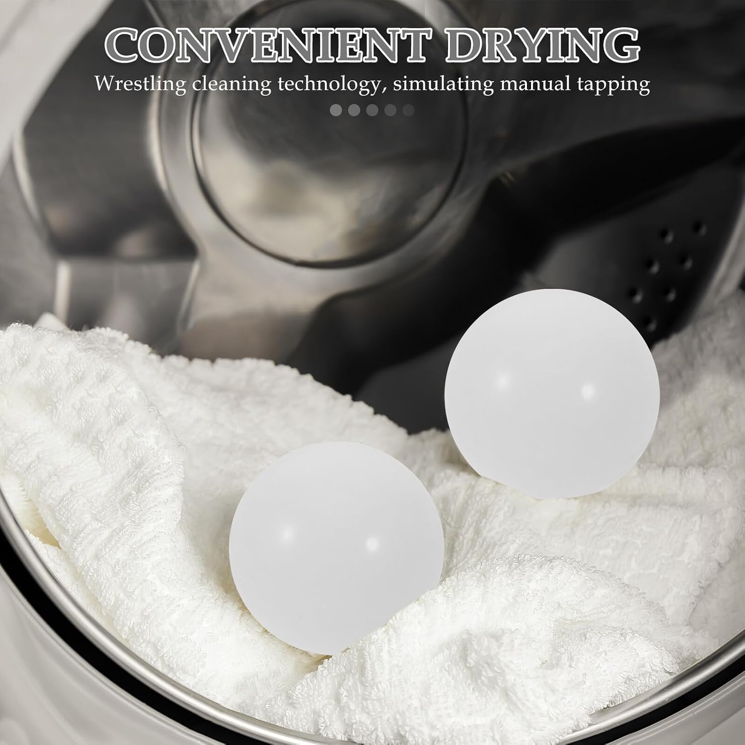 Silicone Dryer Balls 4pcs Down Jacket Care, Laundry Drying Tools for Winter Clothes, Static-reducing Fabric Softener Balls for Household Laundry