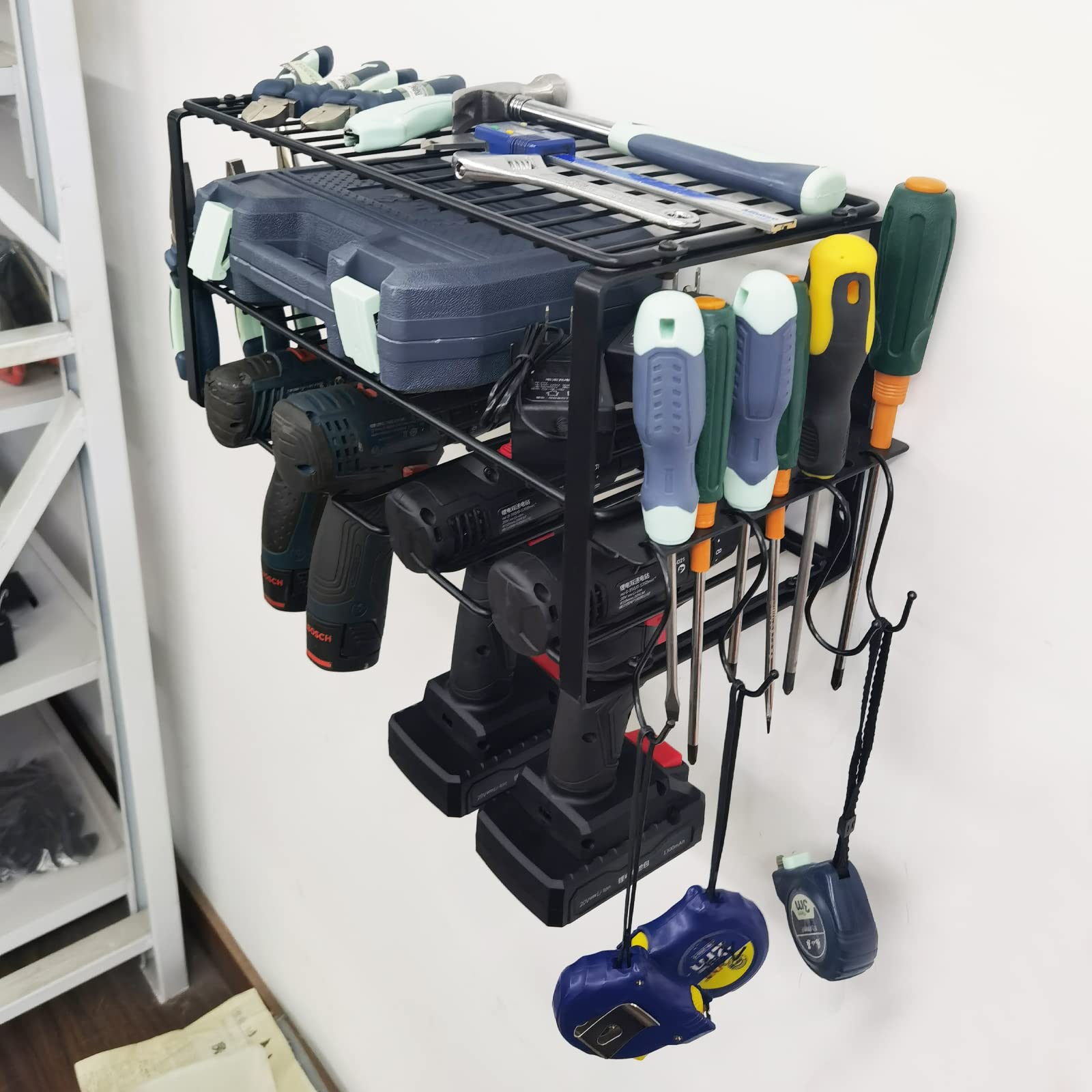 Snapklik.com : Power Tool Storage Rack, Garage Tool Organizer Holder ...