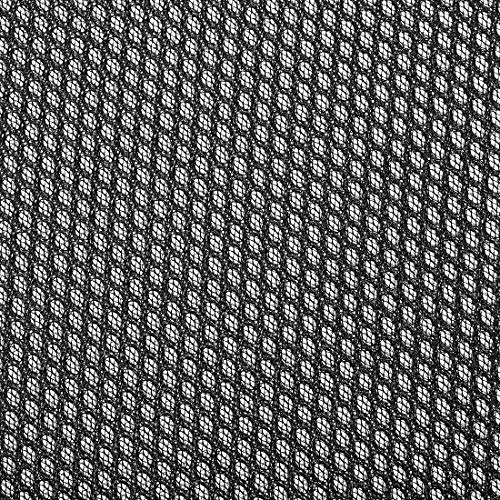 uxcell Black Speaker Mesh Grill Stereo Fabric Dustproof 0.5x1.45M 20 x 57 inch