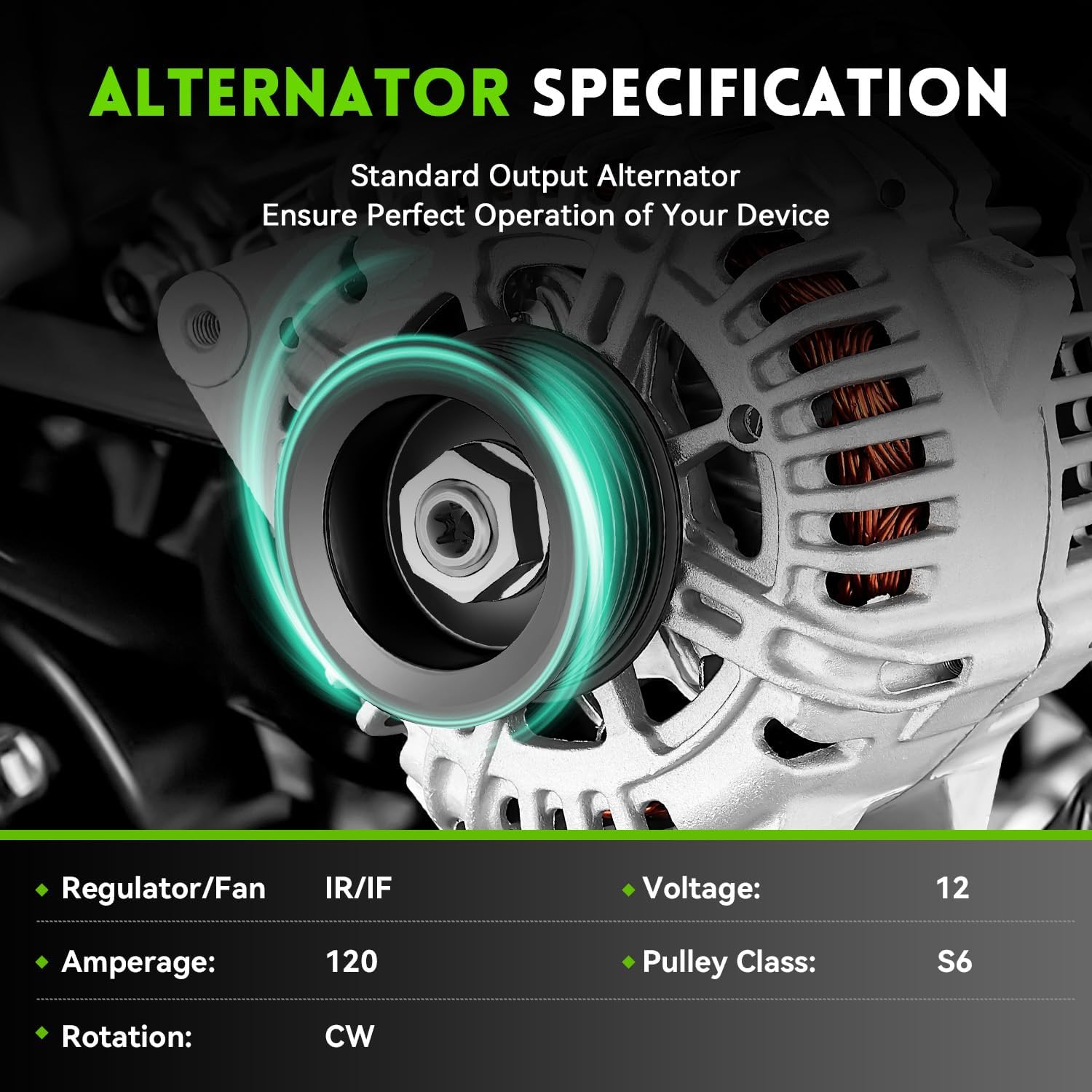 11188n new alternator replacement for hyundai santa fe 05-06 v6 2.7l,sonata 05,tiburon 05-08,tuscon 05-09,magentis optima 05-06,sportage 05-10,37300-37800 ama146 ava0066 400-40016