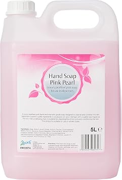 2Work Hand Soap Pink Pearl 5 Litre Bulk Bottle 2W03974