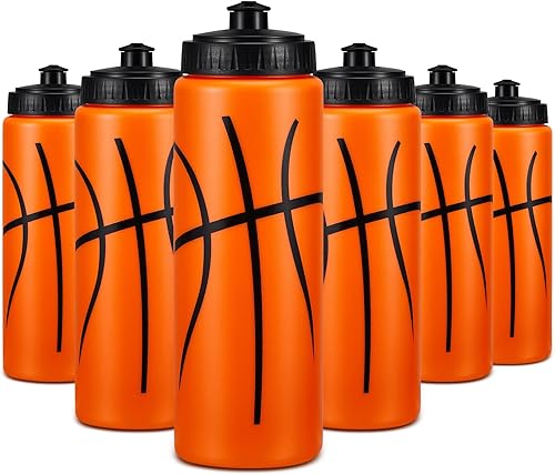 Yaomiao Botellas de agua de béisbol, botellas de agua deportivas, botellas de agua de 20 onzas a granel, botellas de agua de plástico reutilizables,