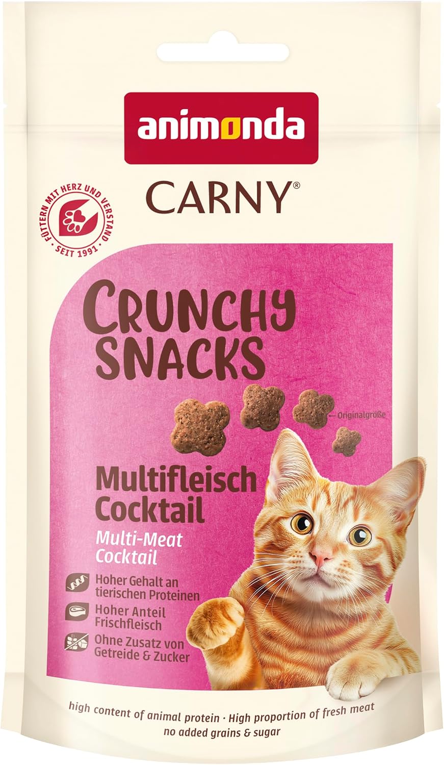 animonda Carny Adult Crunchy koktajl wielomięsny 10 x 50 g