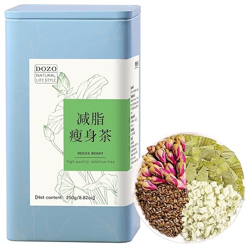 DOZO Jian Zhi Shou Shen Tea Winter Melon Lotus Leaf Tea 8.8oz250g (40bolsas) Rose Buds Cassia Seeds Combinación Salud Té de hierbas sin añadir azúcar