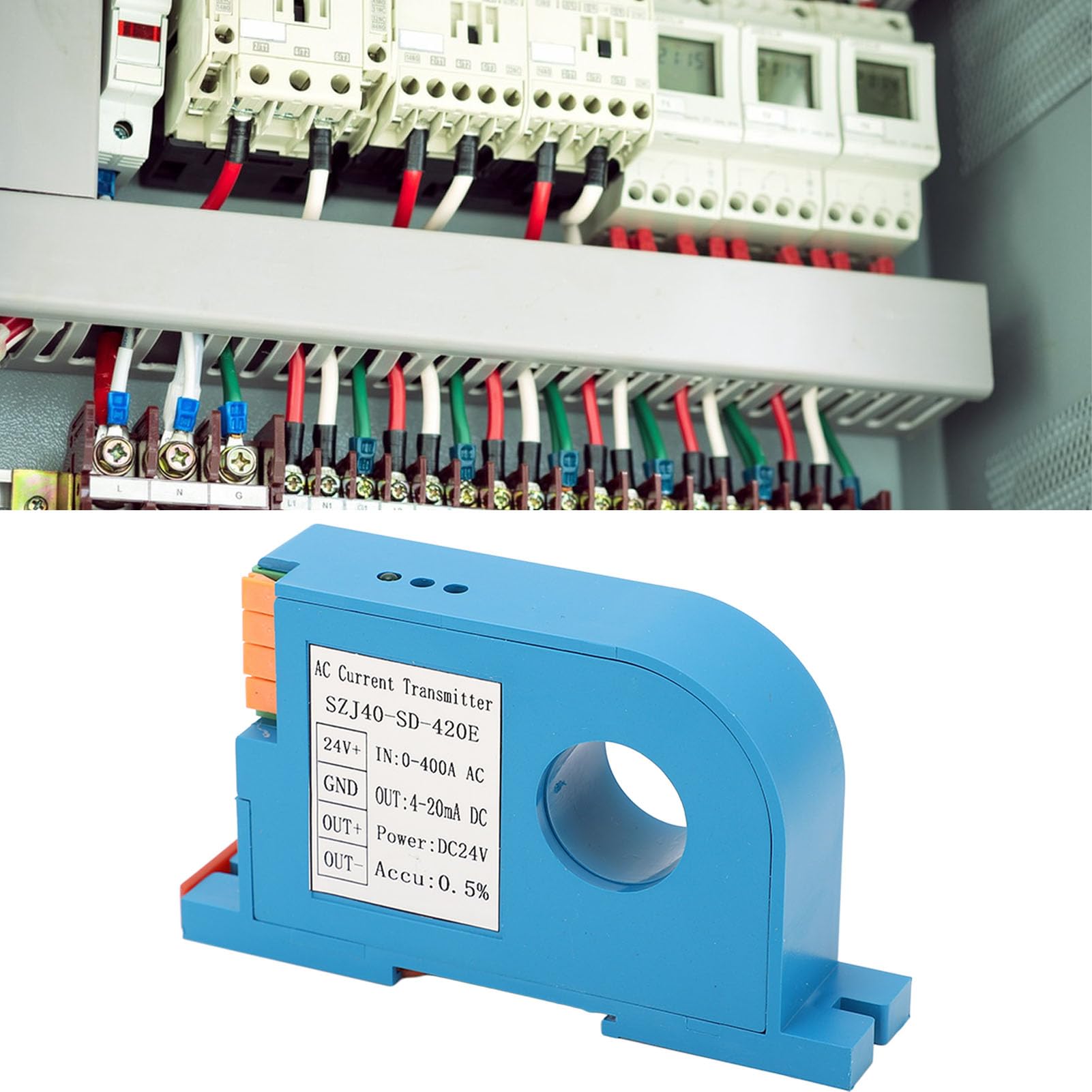 AC Stromwandler 4-20mA Ausgang Stromsensor Sender Transformator Isolierte Messung für SPS Steuerung Industrielle Automatisierung