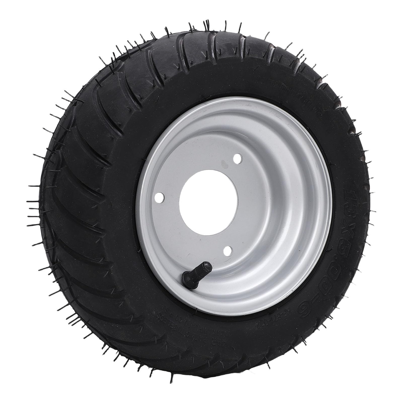 CCYLEZ 13x5.00-6 ATV-Reifen mit Felgen, 6-Zoll-Reifen und Rädern, Gummi-Laufreifen und Radbaugruppe für ATV UTV Go Karts Carts Mini Bikes Mäher, 13/5.00-6