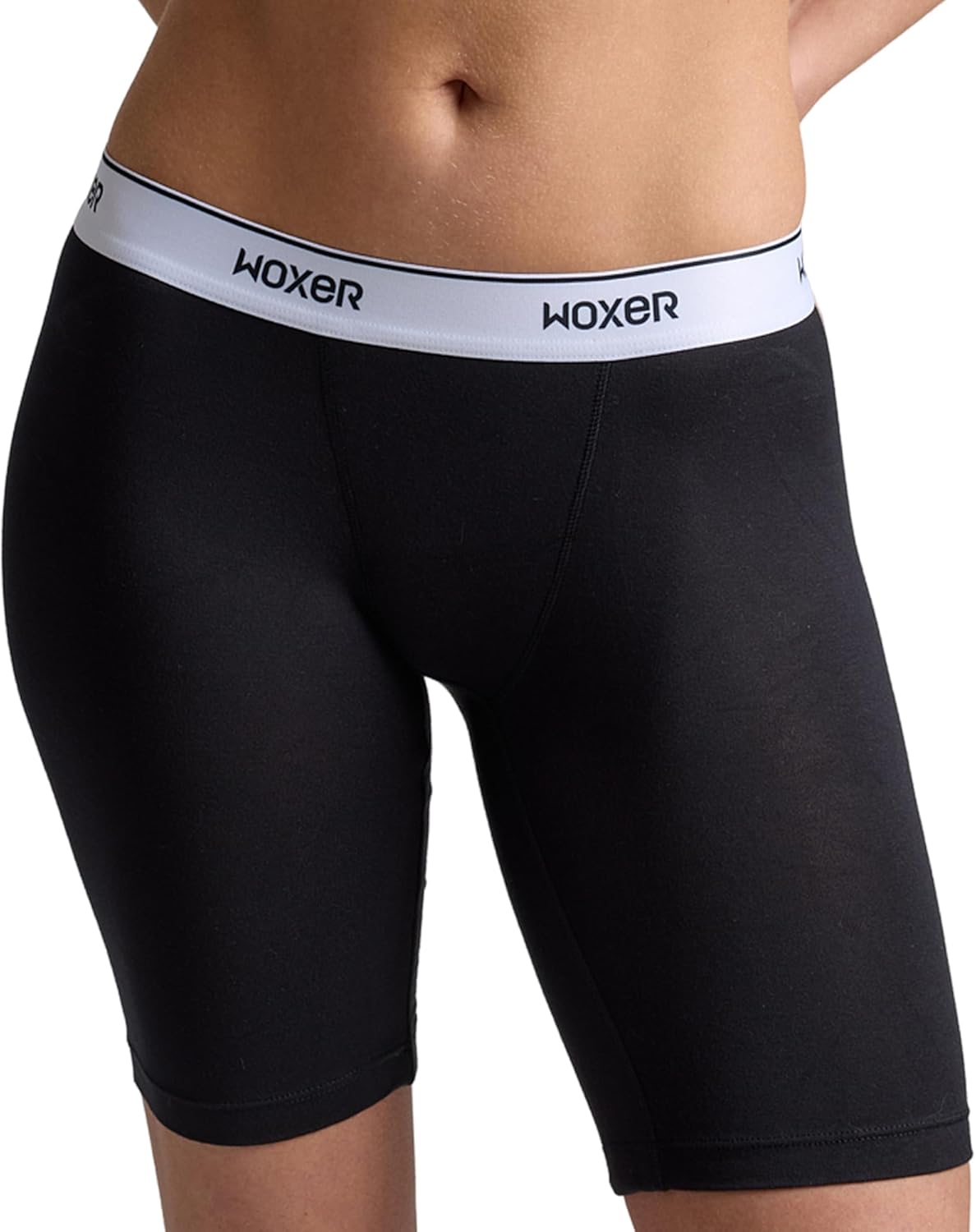 Woxer Womens Boxers - Biker 9" Boy Shorts Underwear for Women, Modal Boxer Briefs, Chafe Free, Womens Underwear