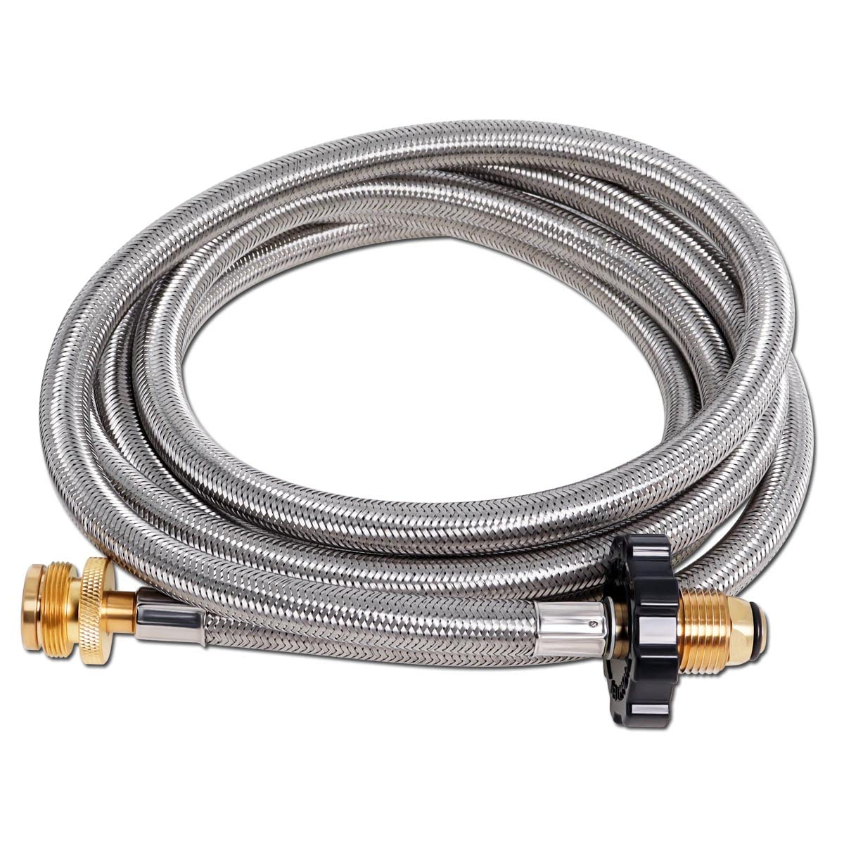 10FT Propane Hose Adapter Stainless Steel Braided, 1Lb to 20Lb Propane  Conversion for QCC1/Type1 LP Tank, for Coleman Camp Stove, Buddy Heater,Weber  Q Grill and More : Amazon.ca: Patio, Lawn u0026 Garden