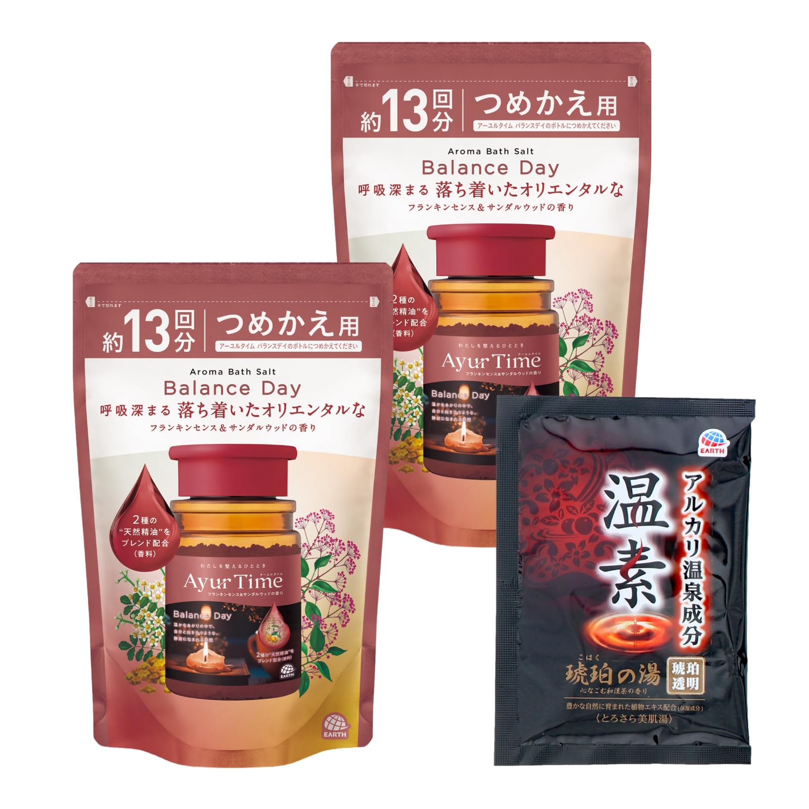 Amazon.co.jp: アーユルタイム バランスデイ バスソルト