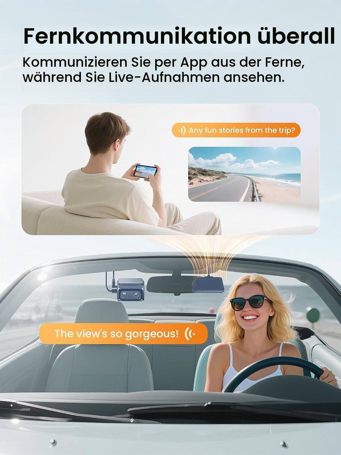 DDPAI 4G Cloud Box Dashcam LTE Modul | für Z90 Master/Z90Pro/Z60Pro/Z60/Z50Pro/Z60Master Dashcams | Echtzeit-Fernzugriff, GPS-Tracking, Parküberwachung & Cloud-Speicherung