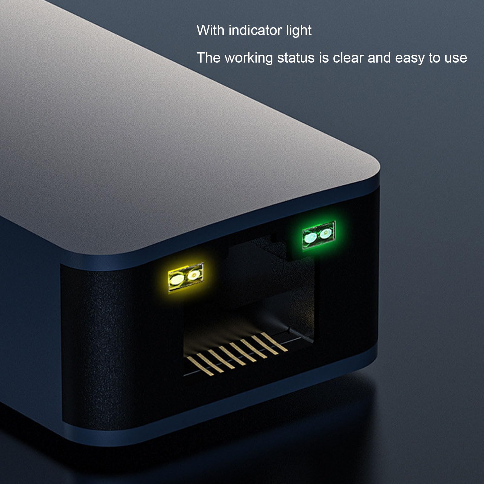 Adaptateur USB vers Ethernet, USB 3.0 vers RJ45 Gigabit Ethernet LAN, adaptateur Internet RJ45 2500M compatible avec XP, OS X, Linux